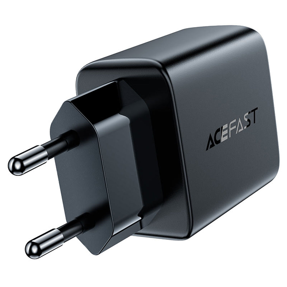 Caricabatterie Rete Acefast A33, 18W, 3A, 2 x USB-A, Nero