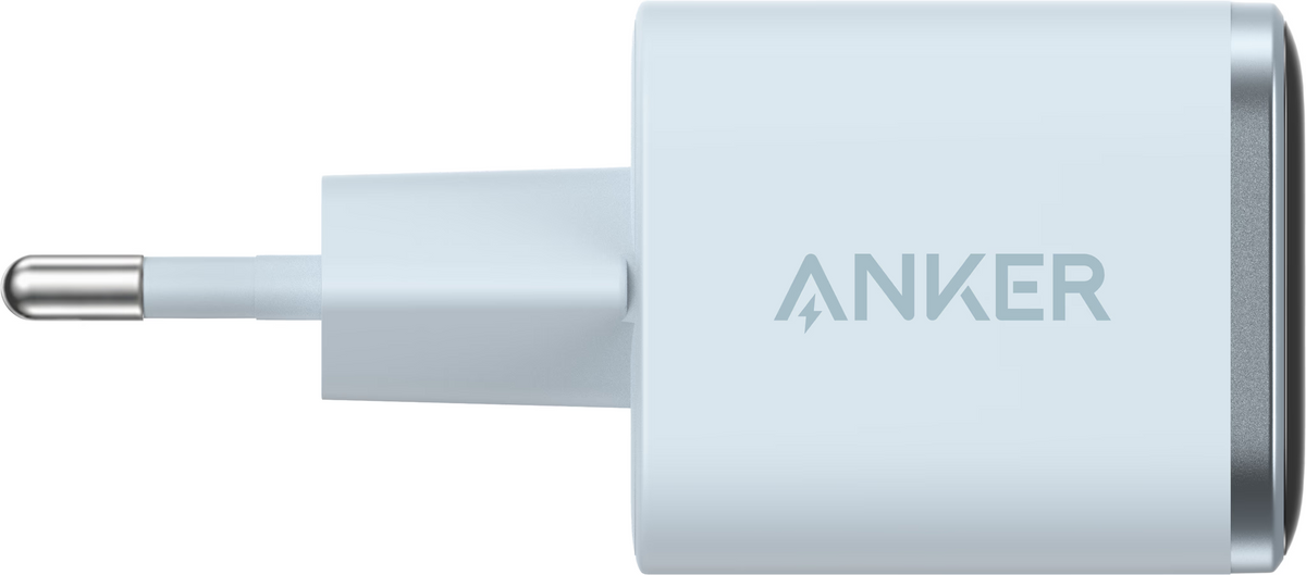 Anker Nano Display Netzladegerät, 45W, 3A, 1 x USB-C, Blau A121DG31