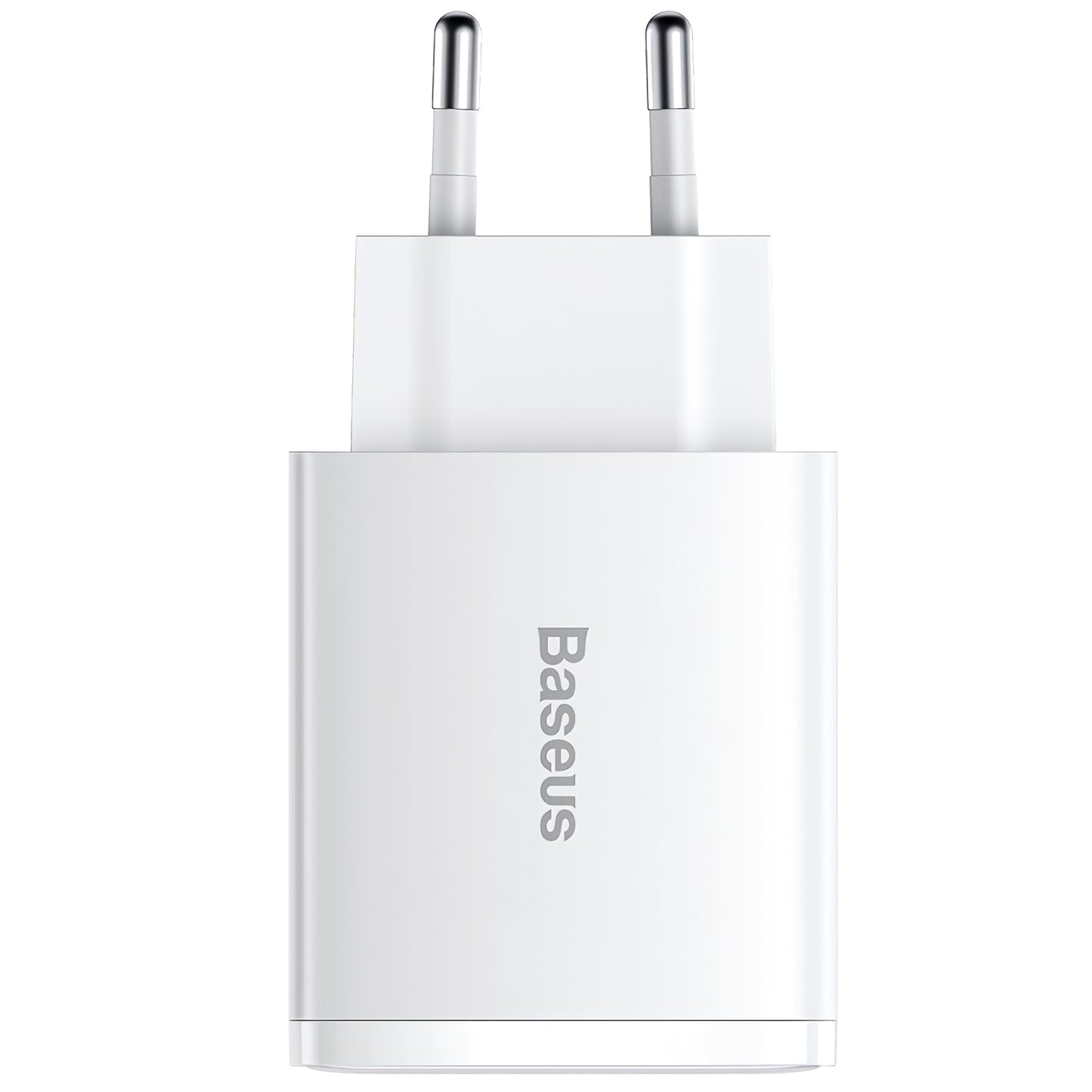 Caricatore di rete Baseus Compact, 30W, 1 x USB-C - 2 x USB-A, bianco CCXJ-E02