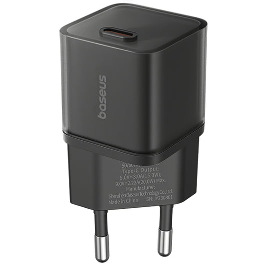 Baseus Chargeur réseau GaN5S, 30W, 3A, 1 x USB-C, Noir P10162504113-00