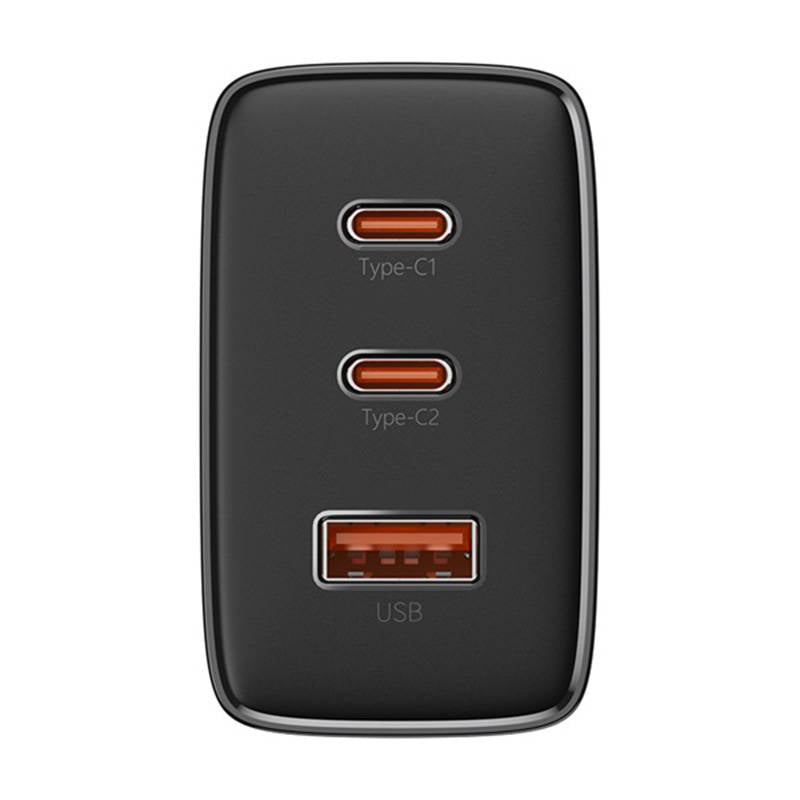 Chargeur Réseau Baseus Cube Pro, 65W, 3.25A, 1 x USB-A - 2 x USB-C, Noir P10152301113-00