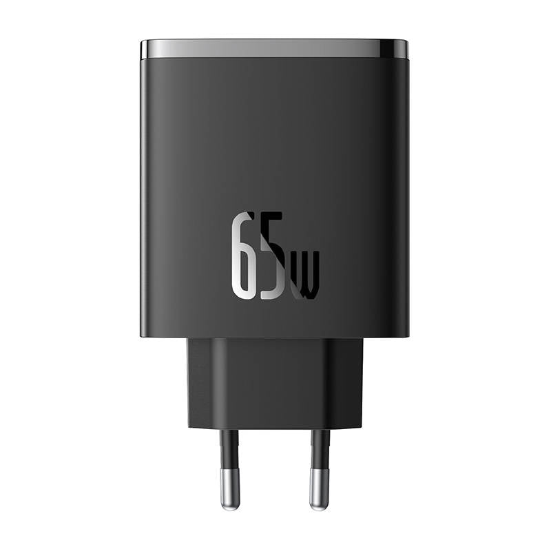 Chargeur Réseau Baseus Cube Pro, 65W, 3.25A, 1 x USB-A - 2 x USB-C, Noir P10152301113-00