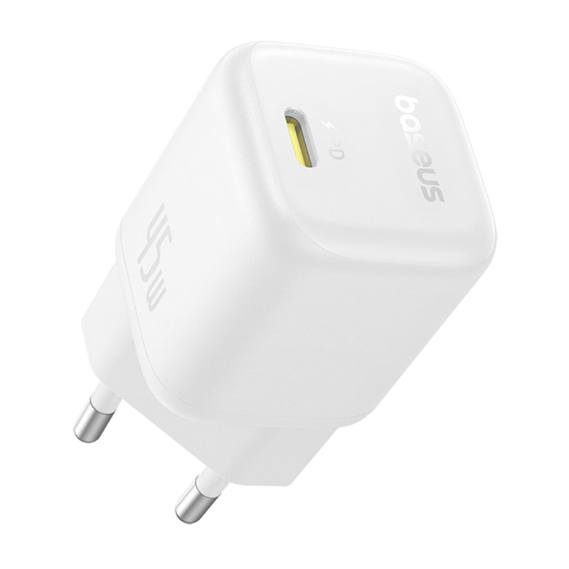 Caricabatterie Rete Baseus PicoGo, 45W, 3A, 1 x USB-C, Bianco P10176800213-00
