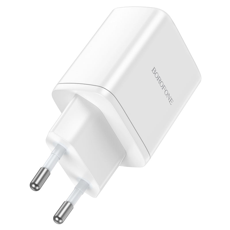 Netzwerk-Ladegerät Borofone BN9, 35W, 3A, 2 x USB-C, Weiß