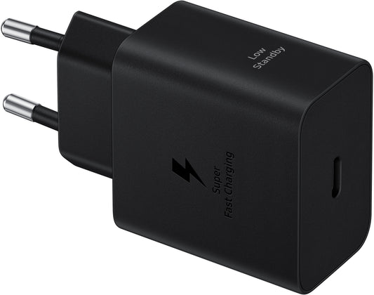Caricatore di rete Samsung con cavo USB-C, 45W, 4,05A, 1 x USB-C, nero EP-T4511XBEGEU