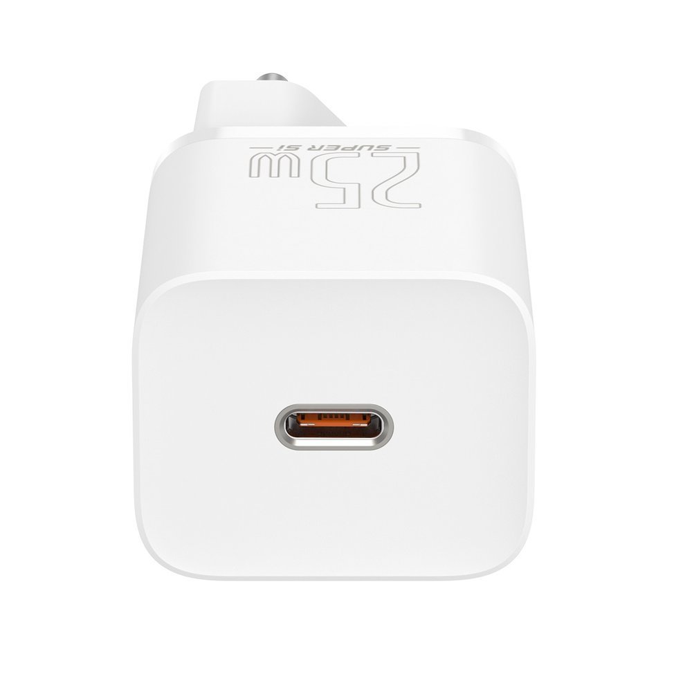 Netzteil mit USB-C-Kabel Baseus Super Si, 25W, 3A, 1 x USB-C, Weiß TZCCSUP-L02