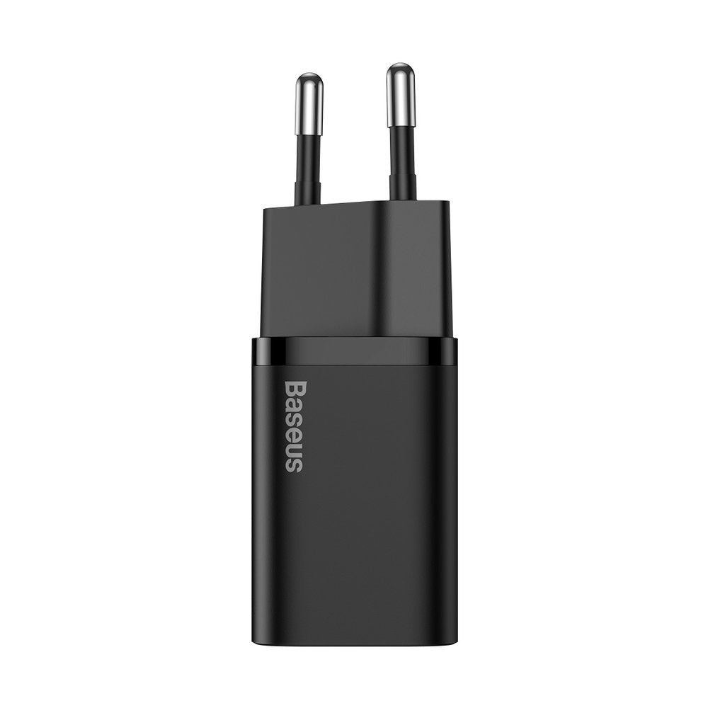 Baseus Super Si Netzteil 25W mit USB-C Kabel | Schwarz | PD & QC