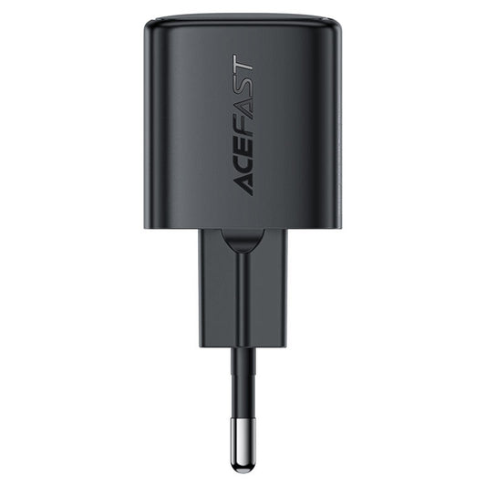 Chargeur réseau avec câble USB-C Acefast A118, 30W, 3A, 1 x USB-C, Noir