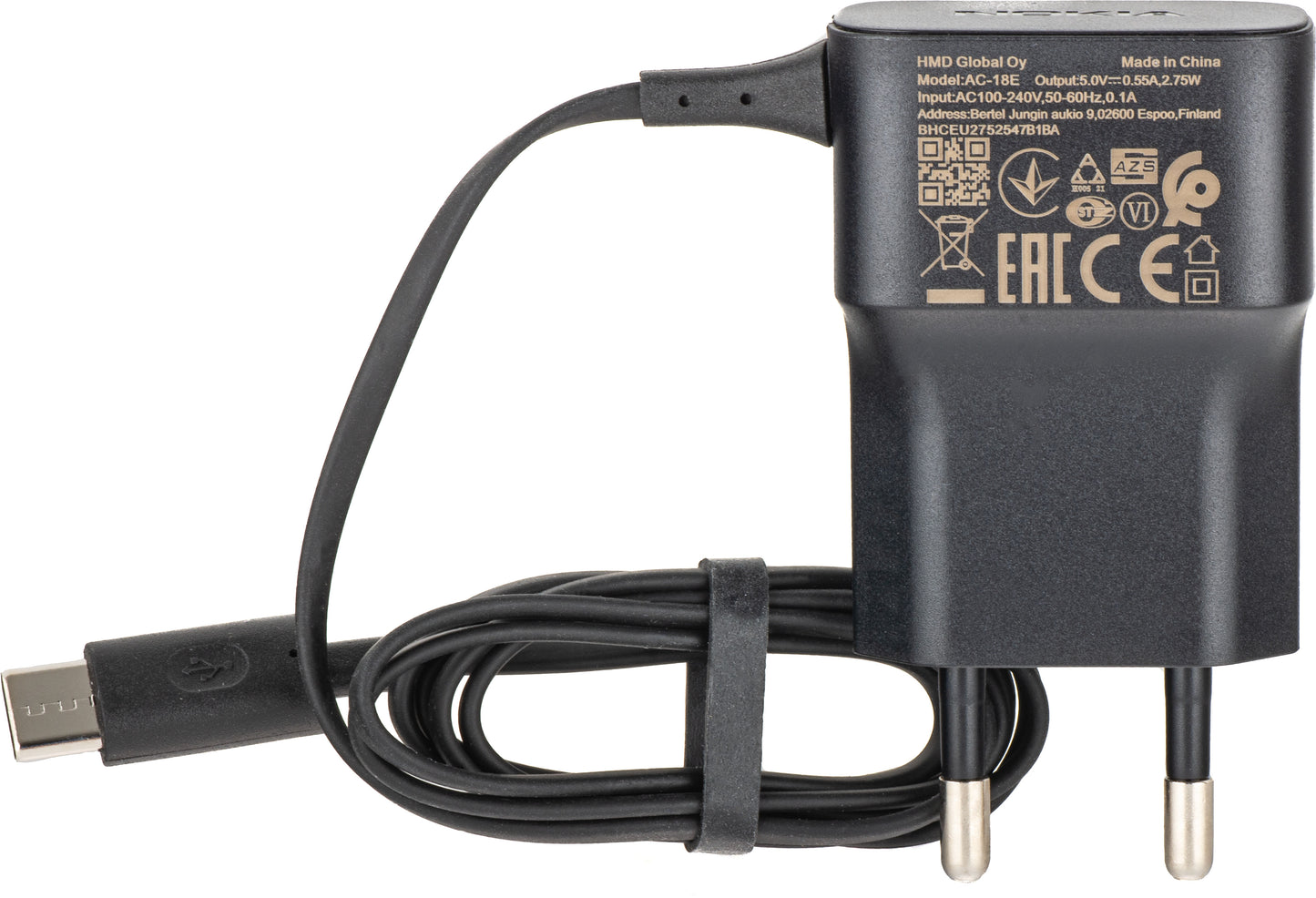 Caricabatterie da parete USB-C HMD, 2.75W