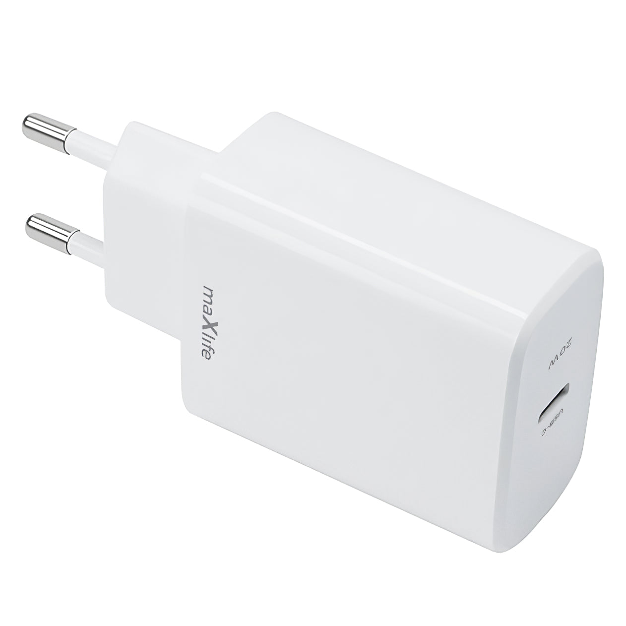 MaXlife MXTC-10-20C, 20W, 3A, 1 x USB-C, bianco