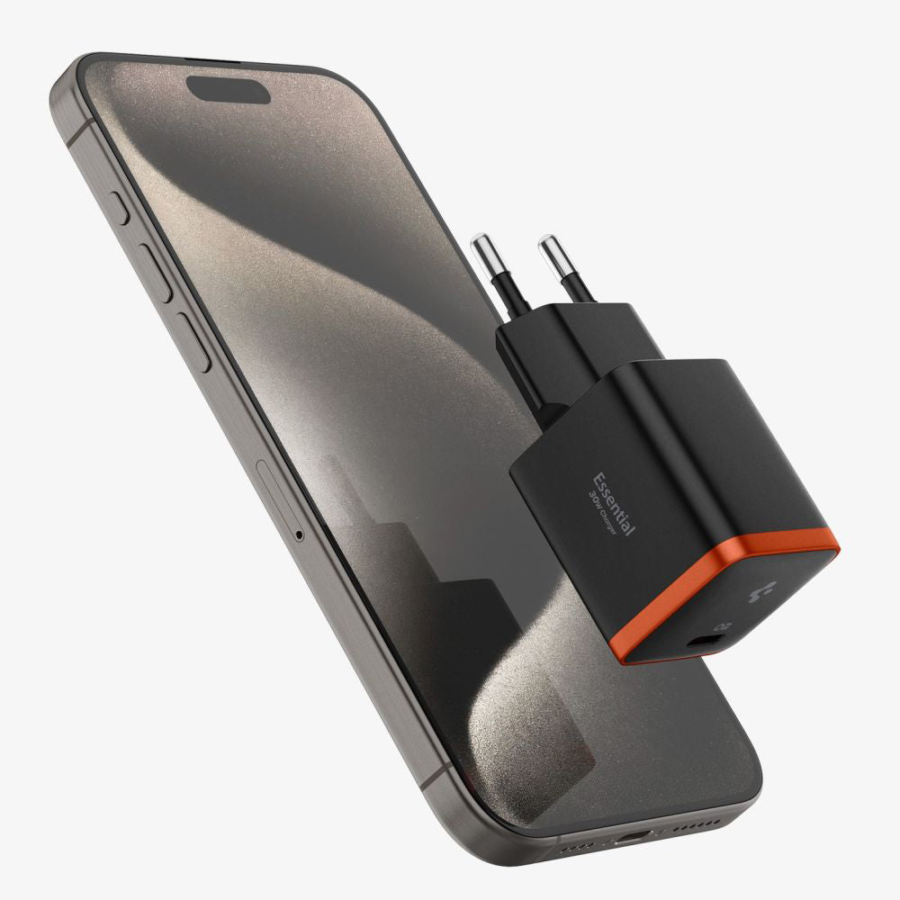 Netzteil Spigen EE301EU Arcstation Essential, 30W, 3A, 1 x USB-C, Schwarz ACH08448