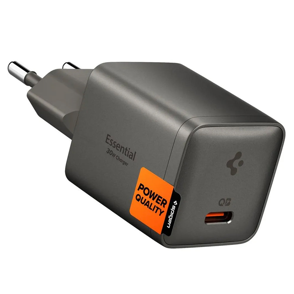 Caricatore da rete Spigen EE301EU Essential, 30W, 3A, 1 x USB-C, Grigio ACH10447
