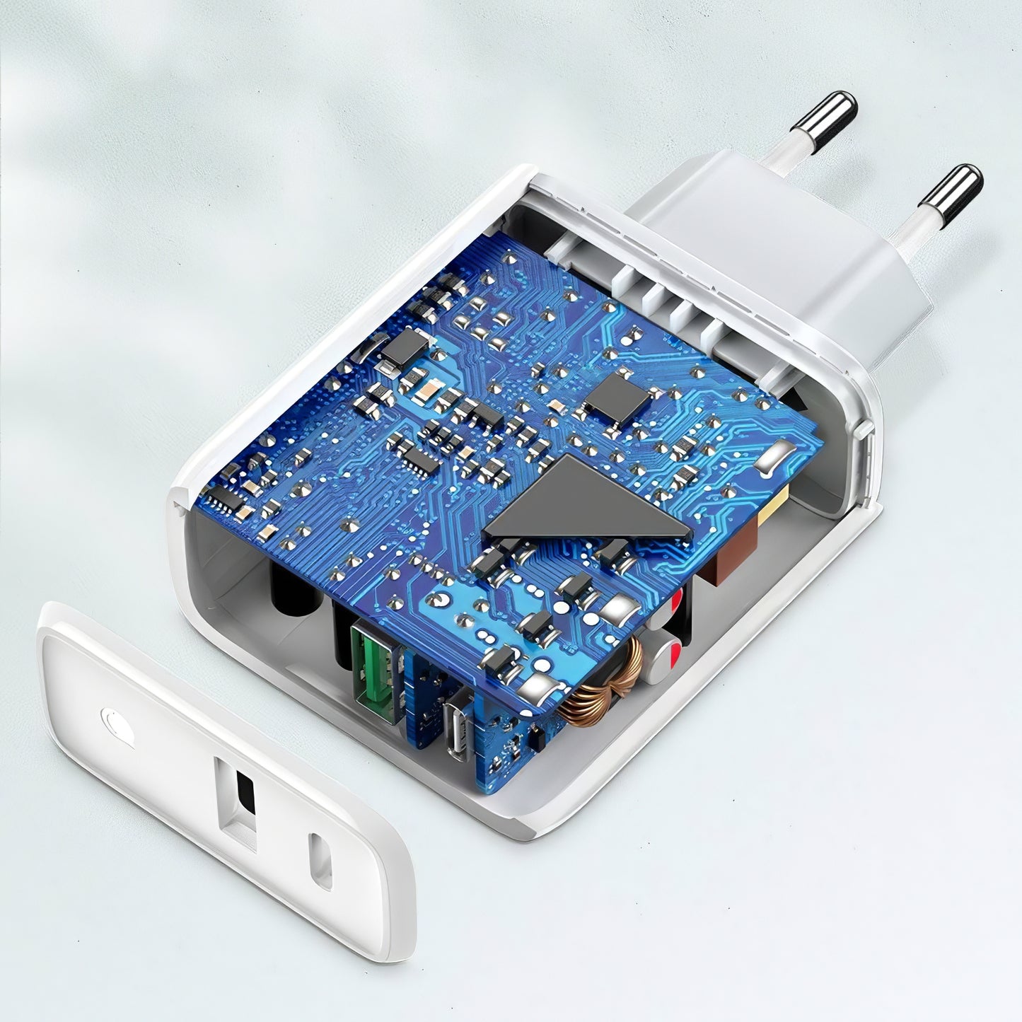 Chargeur réseau UGREEN CD170, 36W, 3A, 1 x USB-A - 1 x USB-C, blanc