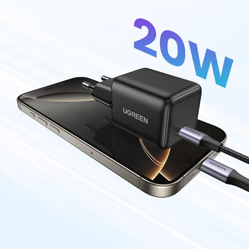 UGREEN X512 Netzladegerät, 20W, 3A, 1 x USB-C, Schwarz