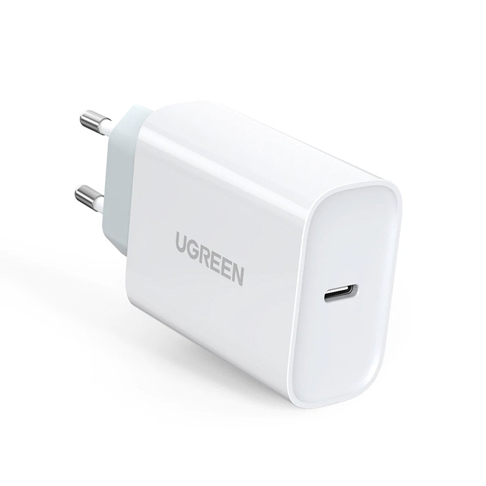 Caricatore di rete UGREEN CD127, 30W, 3A, 1 x USB-C, Bianco