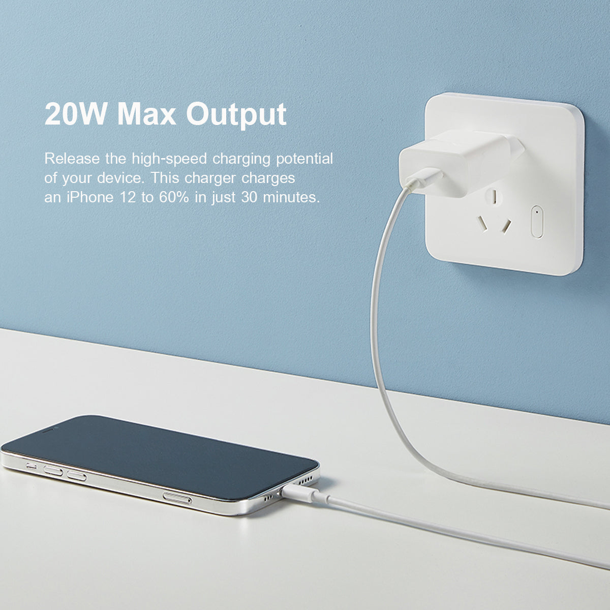 Caricabatterie di rete Xiaomi, 20W, 3A, 1 x USB-C, bianco BHR4927GL