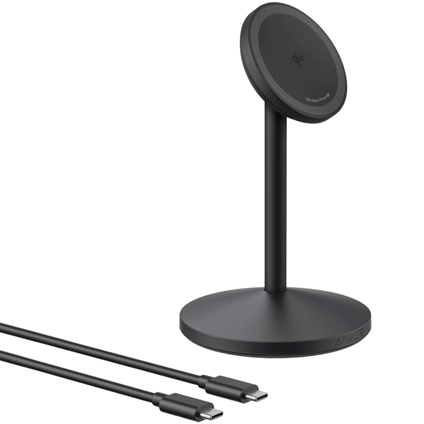 Caricabatterie Wireless Anker MagGo Stand, 15W, 1.67A, Nero A25X1H11