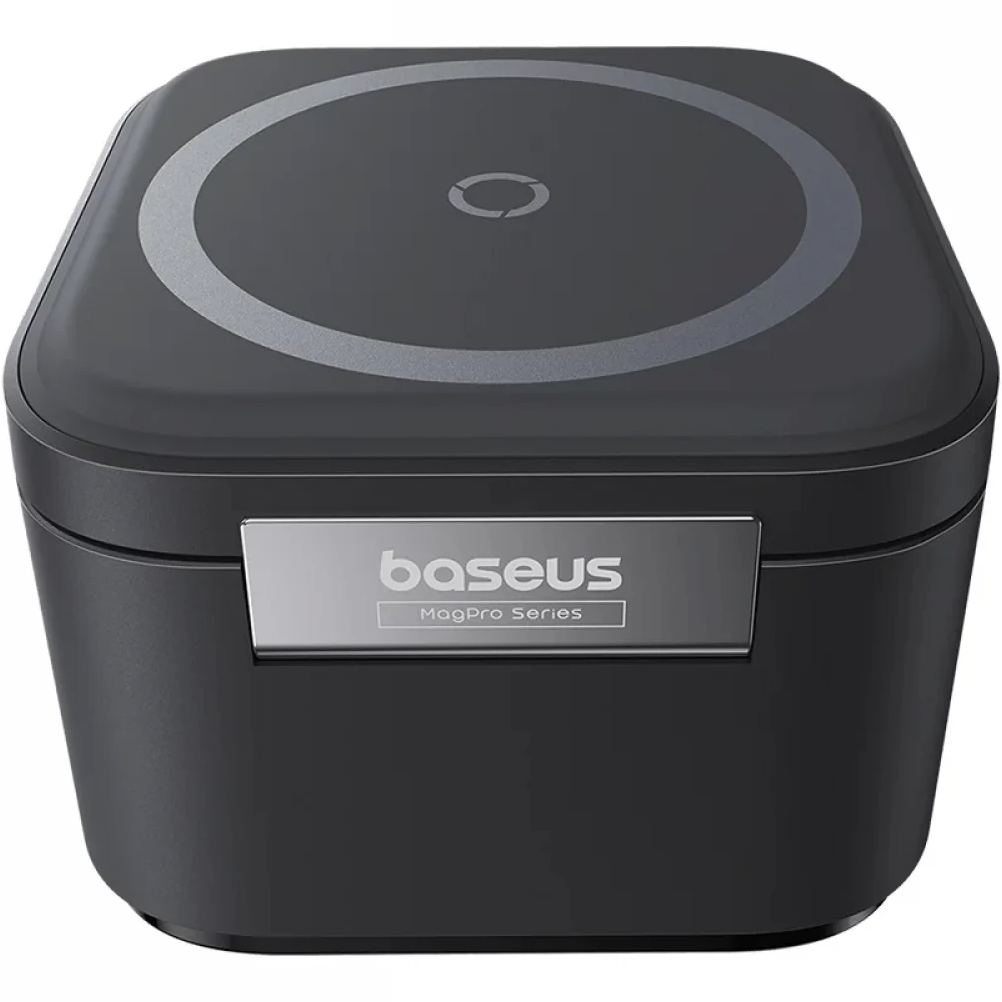 Baseus MagPro 3-in-1 kabelloses USB-C-Netzteil, 25 W, 1 x USB-C, Schwarz P10264100123-01