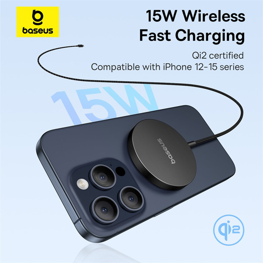 Caricabatterie Wireless Baseus Simple Mini4 Air, 15W, 1.67A, Nero P10278200111-00