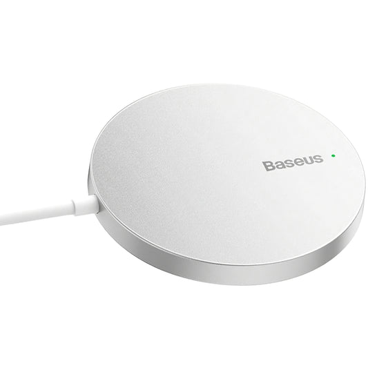 Chargeur réseau sans fil Baseus Simple Mini 3, 15W, 1.67A, Argent CCJJ040012