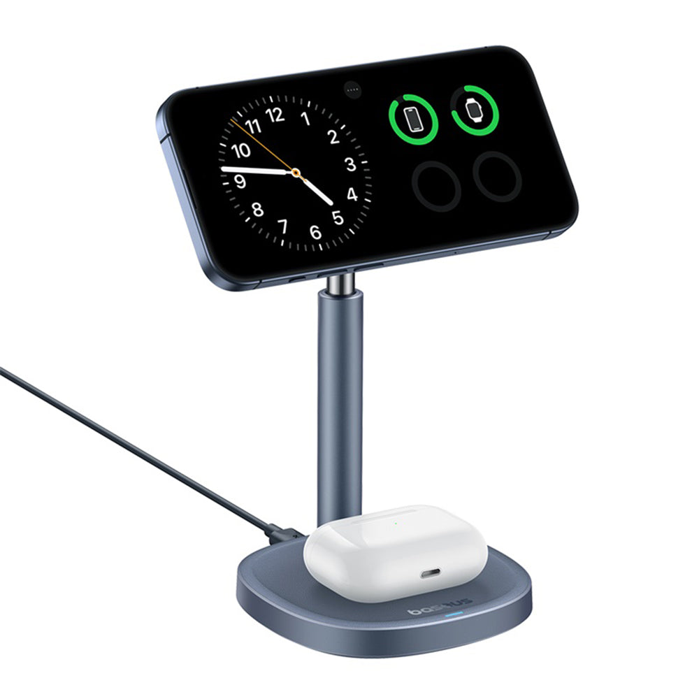 Baseus Orbit 2 Pro 2in1 Wireless Netzladegerät, 20W, 1.67A, Grau P10273500813-00