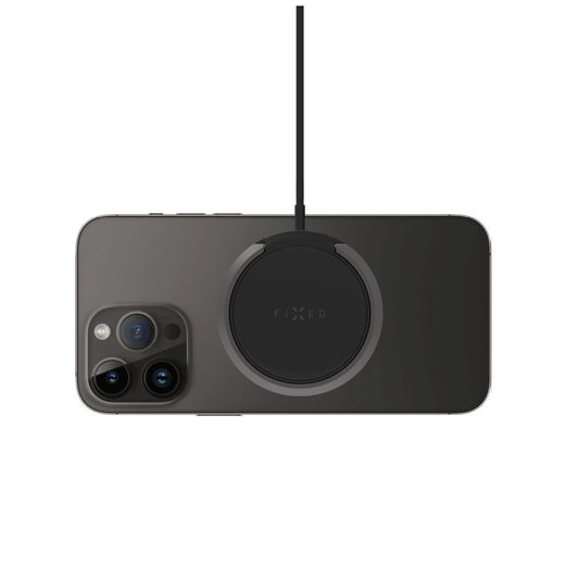 Caricabatterie Wireless Retea Fixed Ring, 15W, 1.67A, Nero