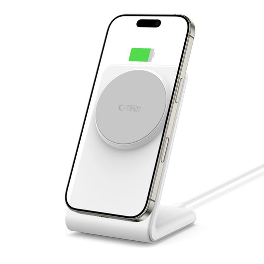 MagSafe Tech-Protect QI15W-A38, 15W, 1,67A, Weiß