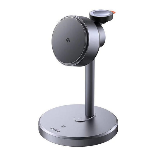 Caricatore Wireless da Rete McDodo CH-2460 Swan 3in1, 22.5W, 1.67A, Grigio