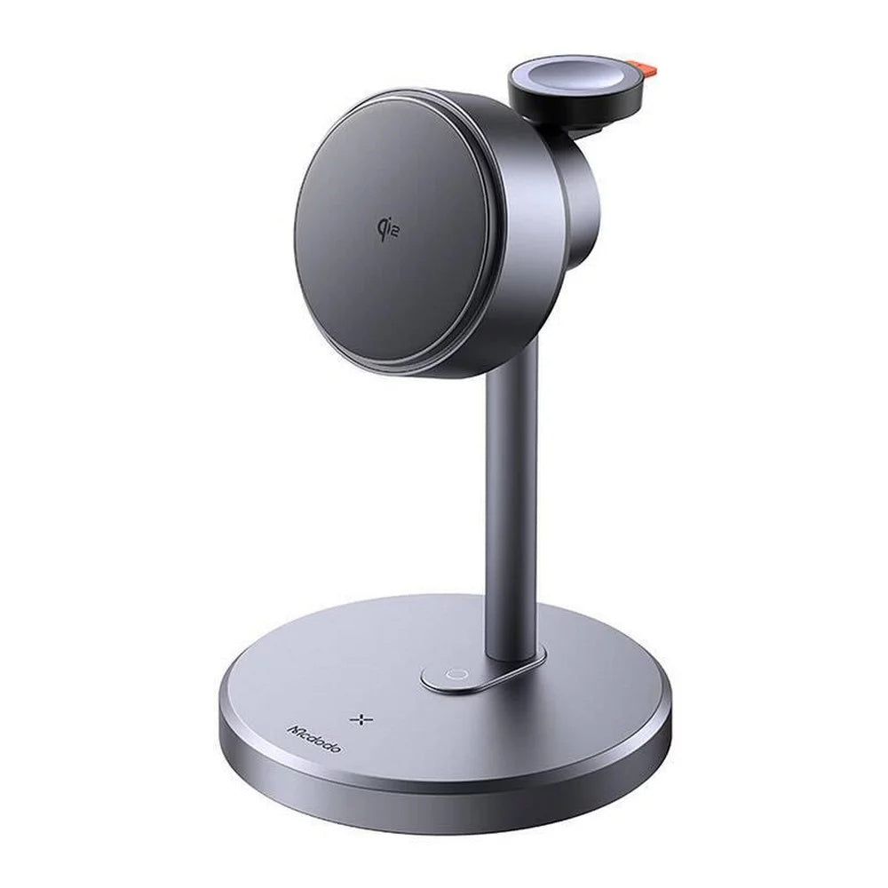 Caricatore Wireless da Rete McDodo CH-2460 Swan 3in1, 22.5W, 1.67A, Grigio