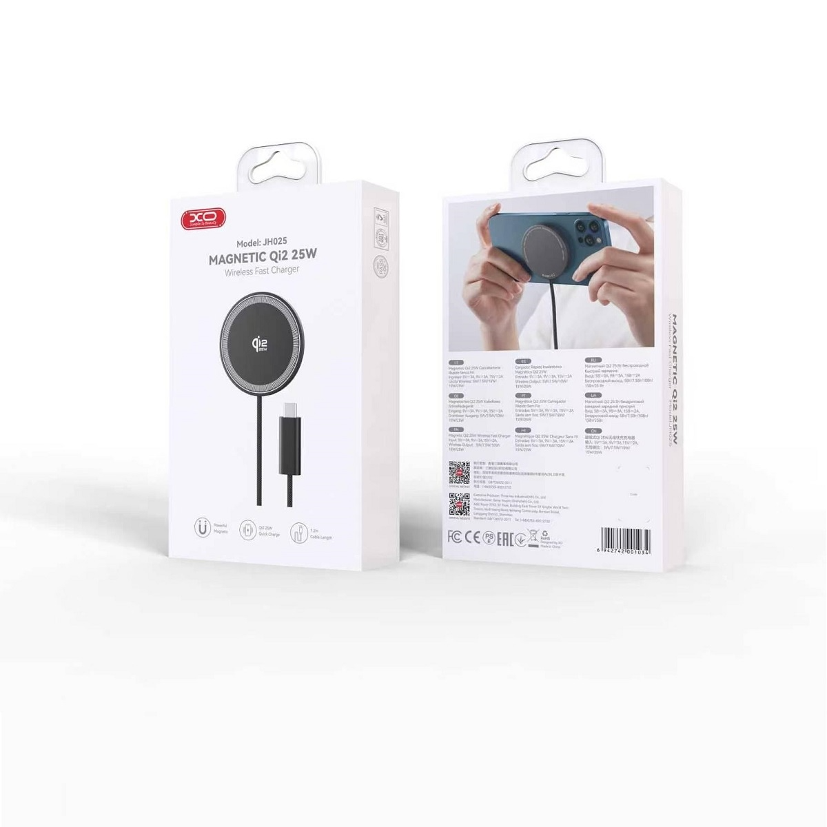 Wireless-Netzteil XO Design JH025, 25W, Schwarz