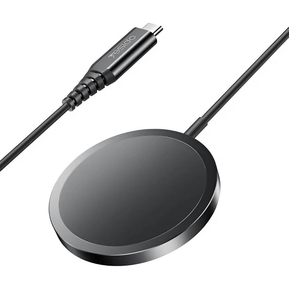 Caricabatterie Wireless Yesido DS21, 15W, 1.67A, Nero