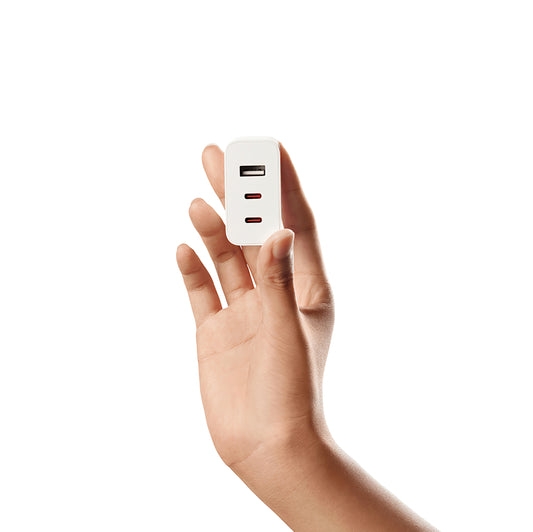 Caricatore di rete Xiaomi 2C1A GaN, 67W, 3A, 1 x USB-A - 2 x USB-C, bianco
