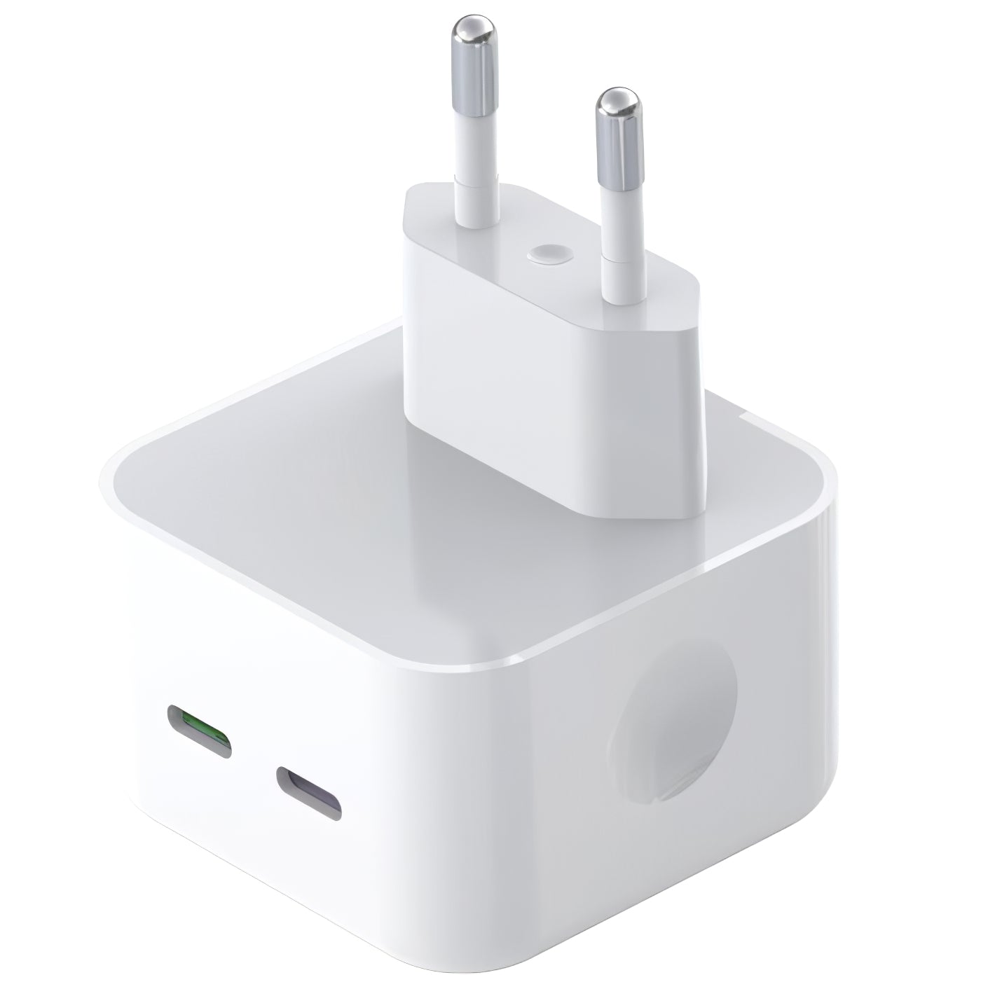 Caricabatterie di rete XO Design L102, 35W, 3A, 2 x USB-C, bianco