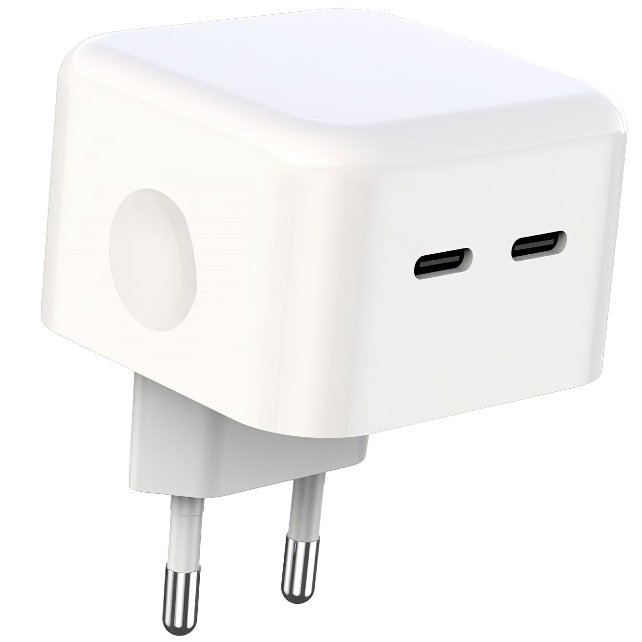 Caricabatterie di rete XO Design L102, 35W, 3A, 2 x USB-C, bianco