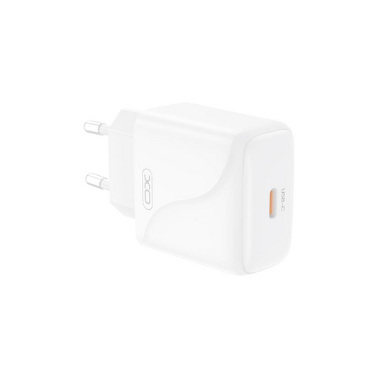 Caricabatterie Rete XO Design L141, 20W, 3A, 1 x USB-C, Bianco