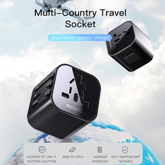 Netzwerkadapter Yesido MC09 Travel, Schwarz