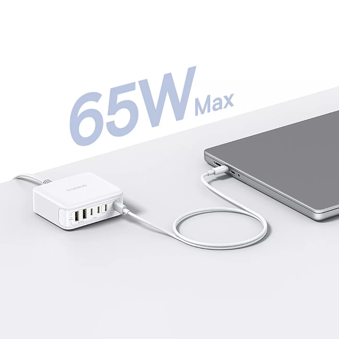 Chargeur Station Baseus EnerFill FH21, 120W, 2 x USB-A - 4 x USB-C, Blanc E0120T01