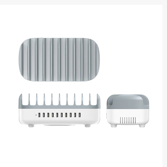 Caricabatterie Stazione Orico DUK-10P-V1, 120W, 2.4A, 10 x USB-A, Bianco