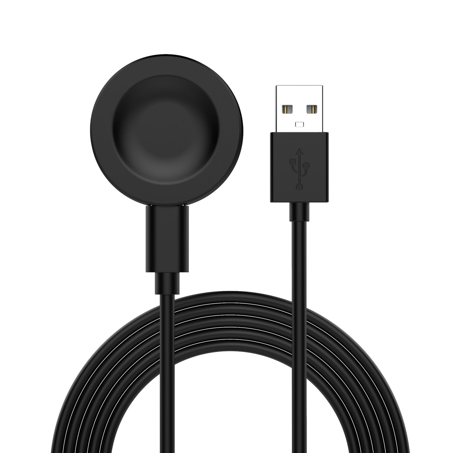 Wireless-Ladegerät Techsuit THC2 für Honor Watch / Huawei Watch Series, USB-A, Schwarz