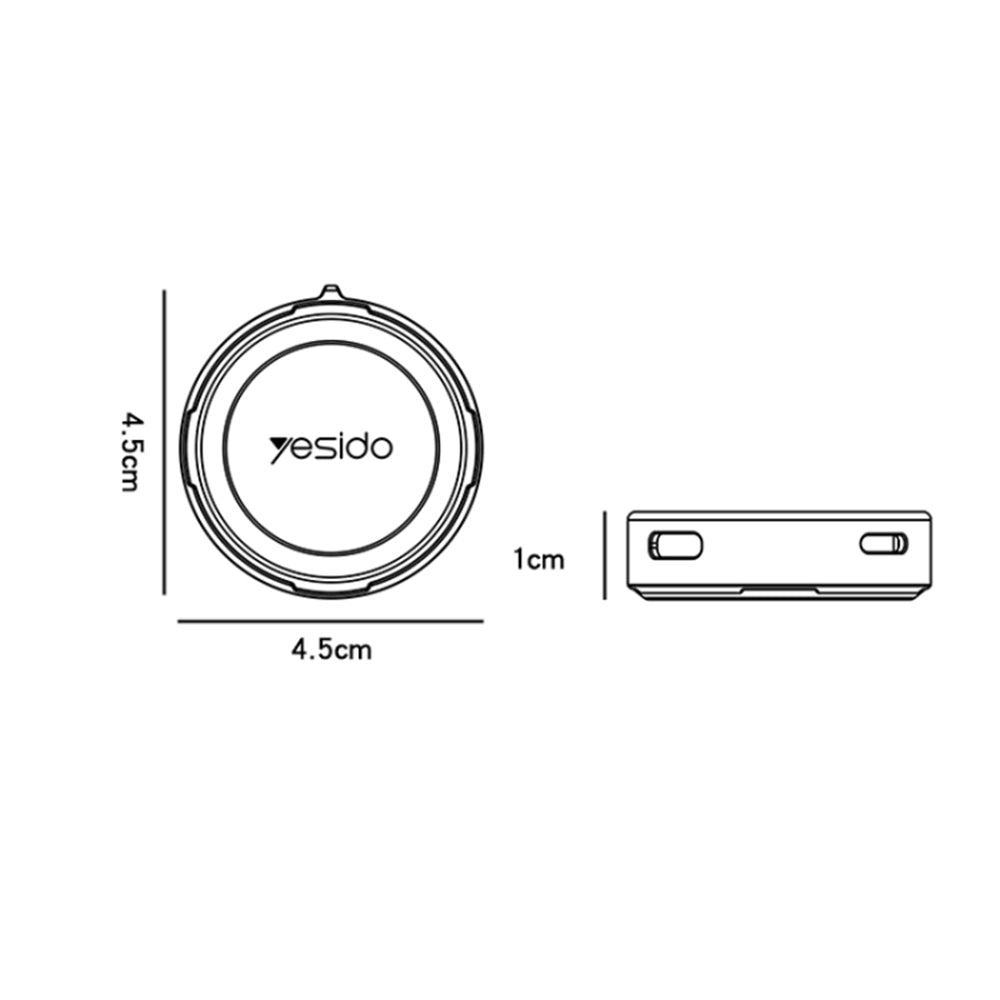 Caricabatterie Wireless Yesido DS18 per Apple Watch Series, Nero