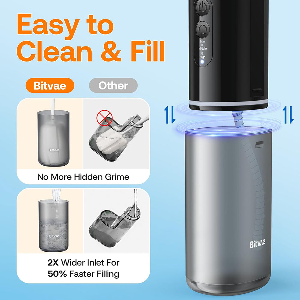 Irrigatore Orale Bitvae BVP1, Nero