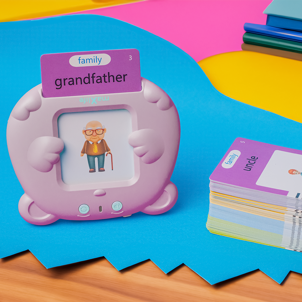 Giocattolo educativo MaXlife MXLD-100 per imparare parole in inglese, Rosa