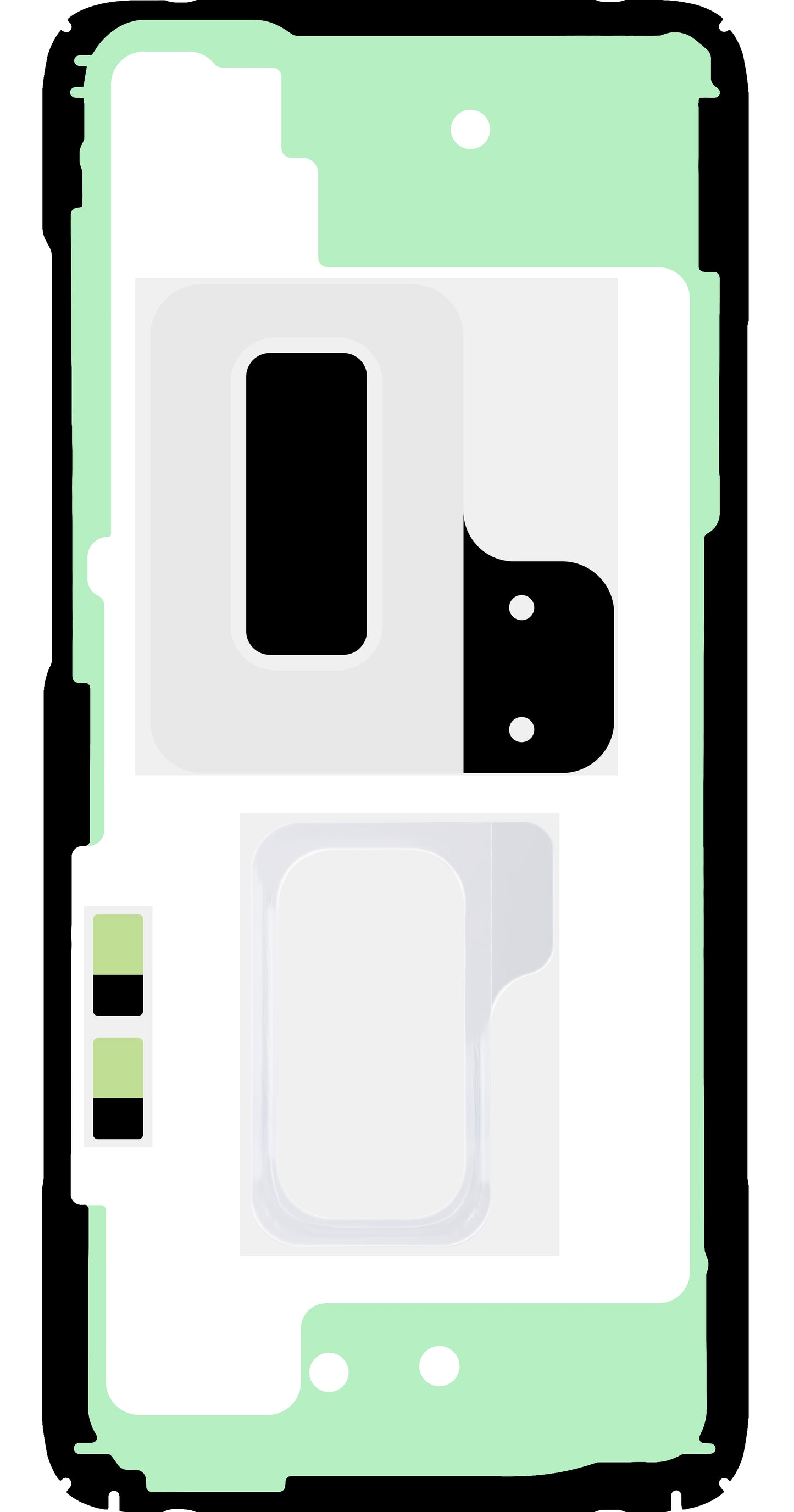 Kit Adesivo Coperchio Batteria Samsung Galaxy S20 G980, Service Pack GH82-22124A