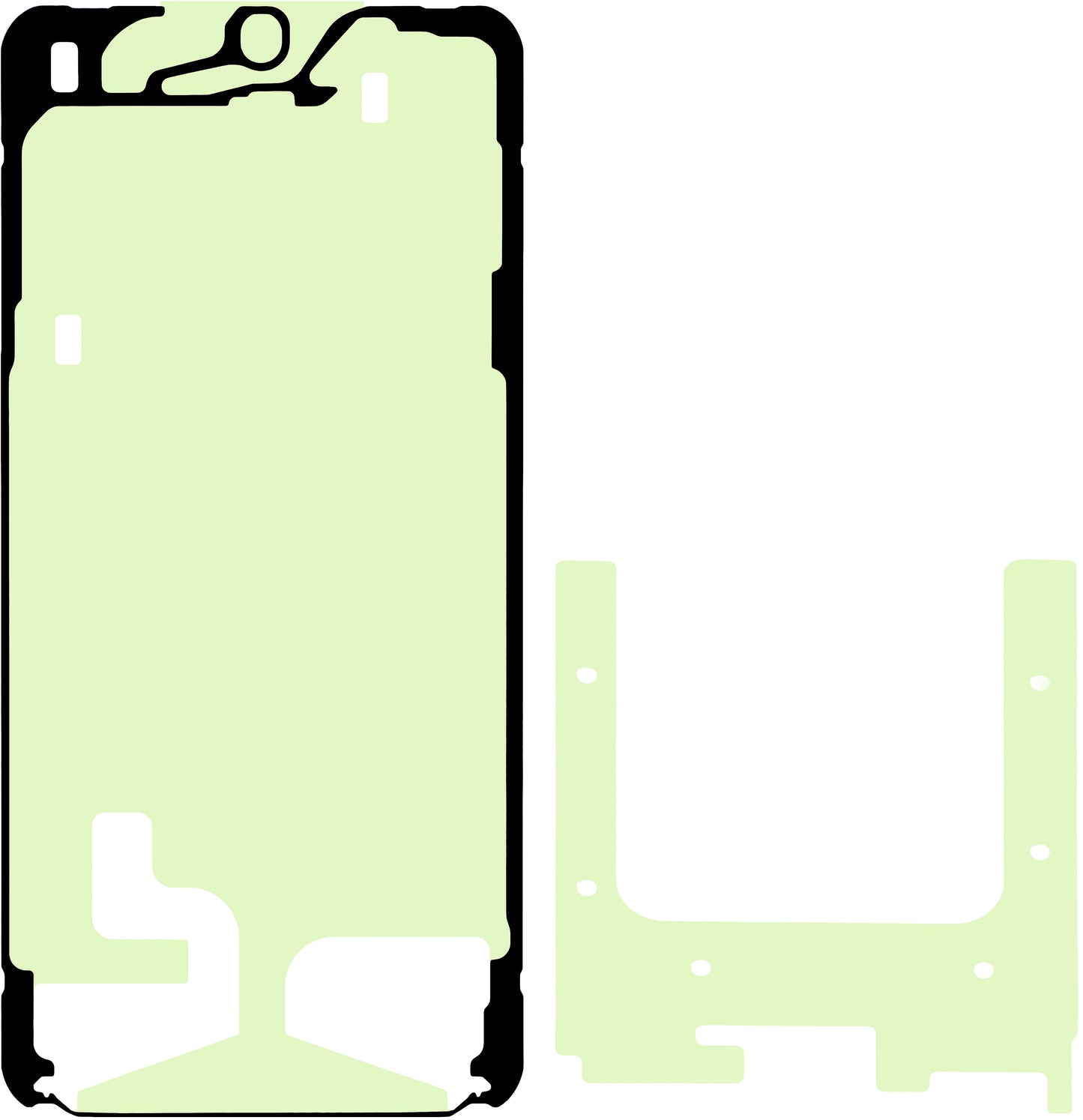 Kit Adesivo Display Samsung Galaxy S25+ S936, Service Pack GH82-36510A