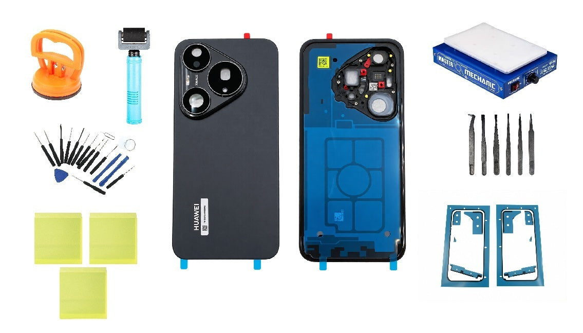 Kit cover batteria Huawei Pura 90s Pro Mulberry Black Service Pack e strumenti di assistenza dedicati