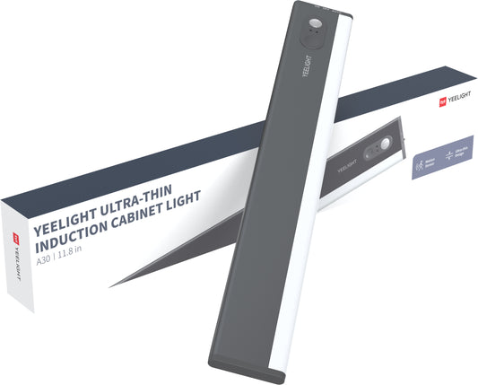 Yeelight A30 Lampada LED, 5W, 4000K, Sensore, 30cm, Grigio YLYYD-0014