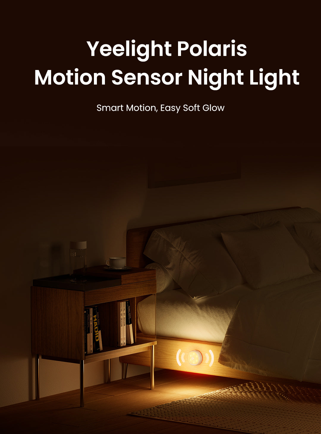 Lampada LED da notte Yeelight Polaris 2, Sensore, Bianca YLYYD-0024