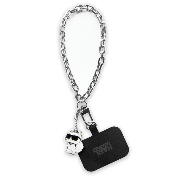 Chaîne Porte-clés Téléphone Karl Lagerfeld Choupette, Argenté