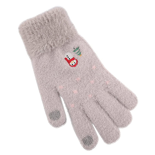 Guanti Invernali Tattici Donna Techsuit ST0011, Taglia 17cm, Grigio
