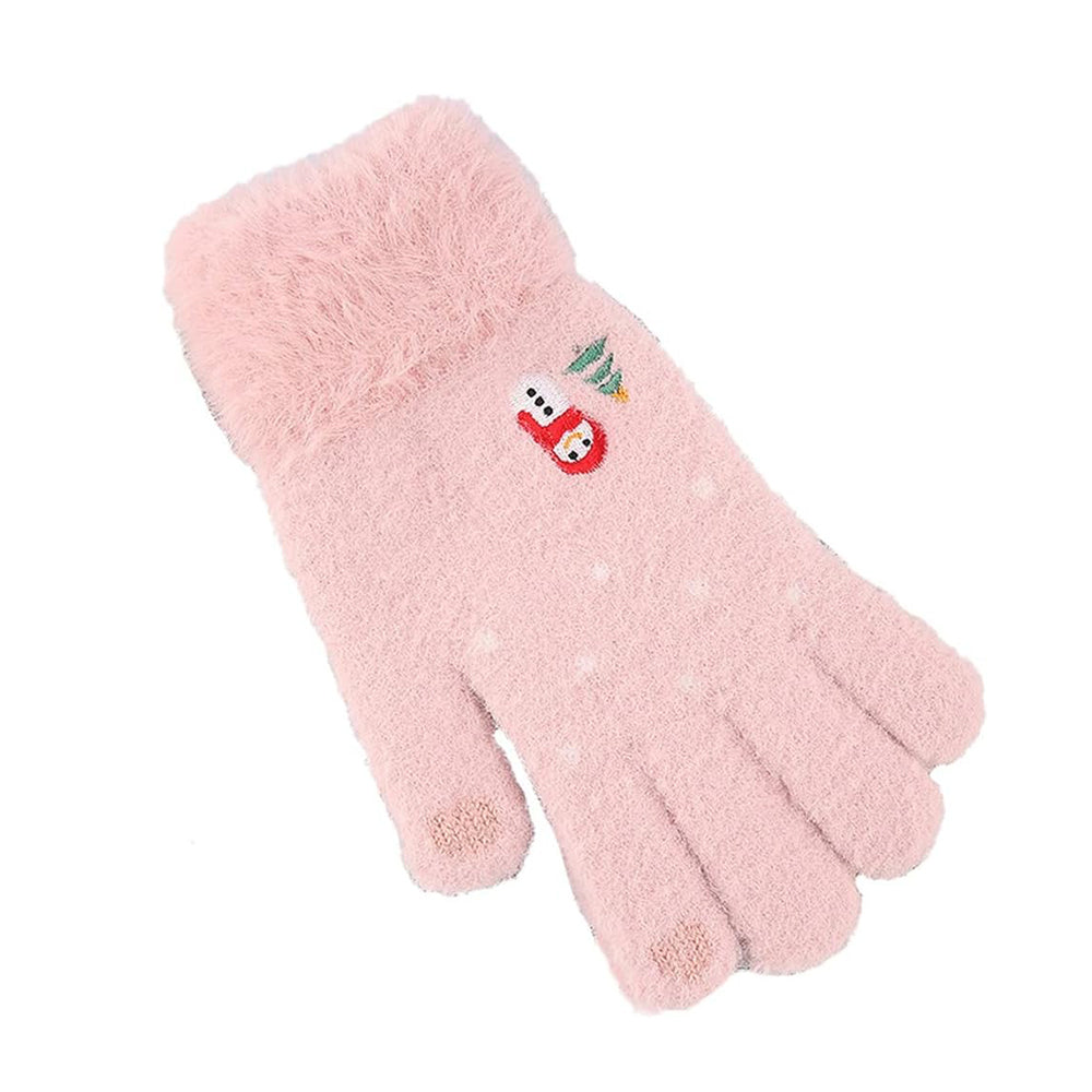 Gants d'Hiver Tactiles Femme Techsuit ST0011, Taille 17cm, Rose